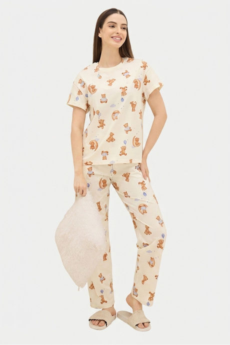 Sweet Dreams Printed Pyjama Set - Swan White Buy Sweet Dreams Printed Pyjama Set - Swan White